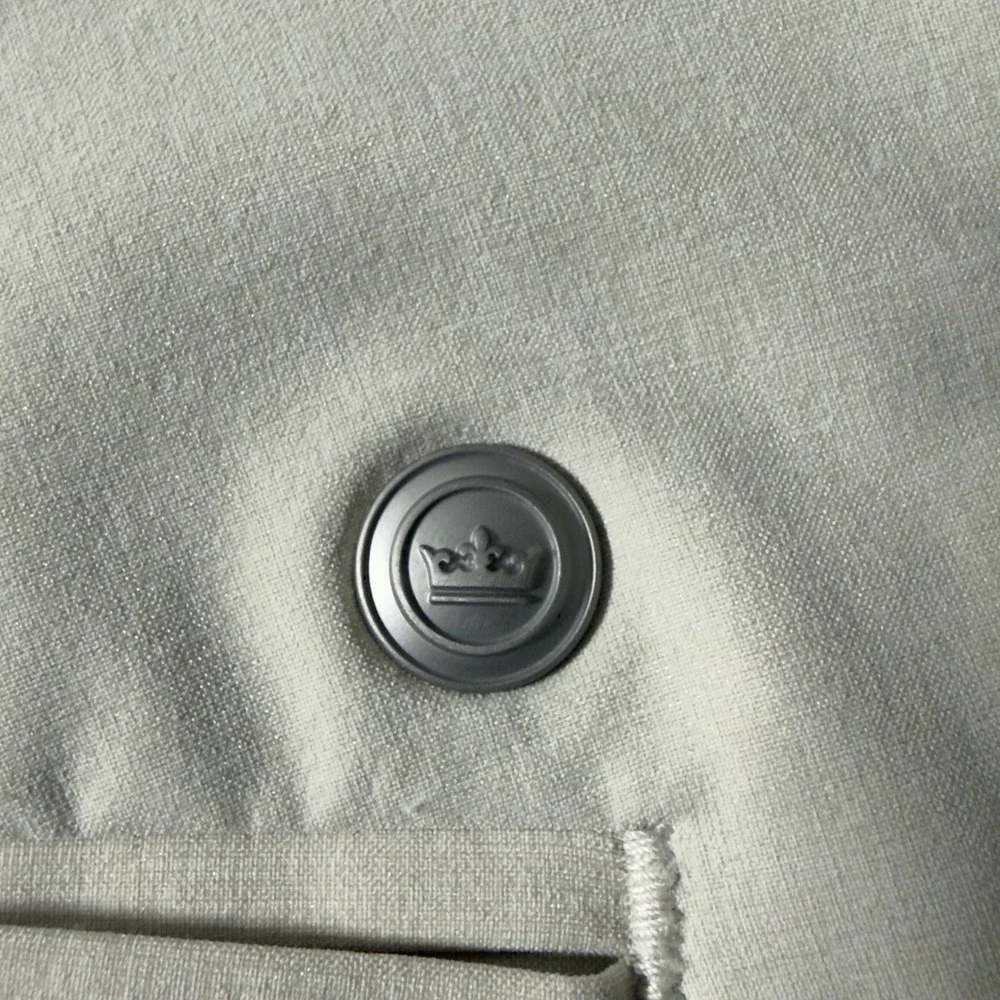 Peter Millar Surge Shorts Mens 38 Cream Good Crown Crafted Tailored Fit Golf